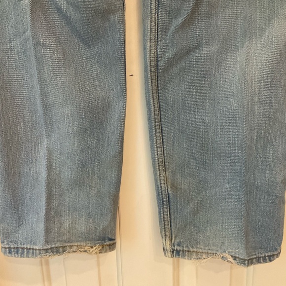 Levi’s 550 Jeans Orange Tab, Vintage, Men’s 36” x 32”, Well Loved, Well Worn. - Picture 8 of 11